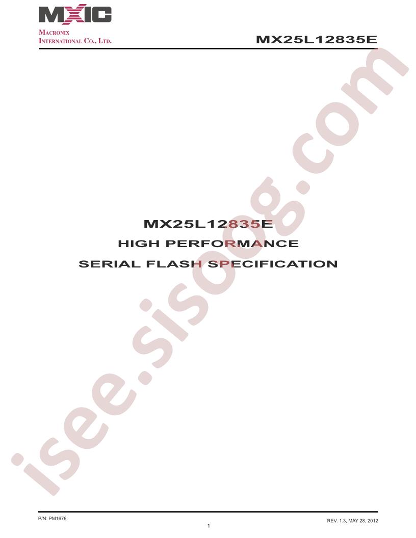 MX25L12835E