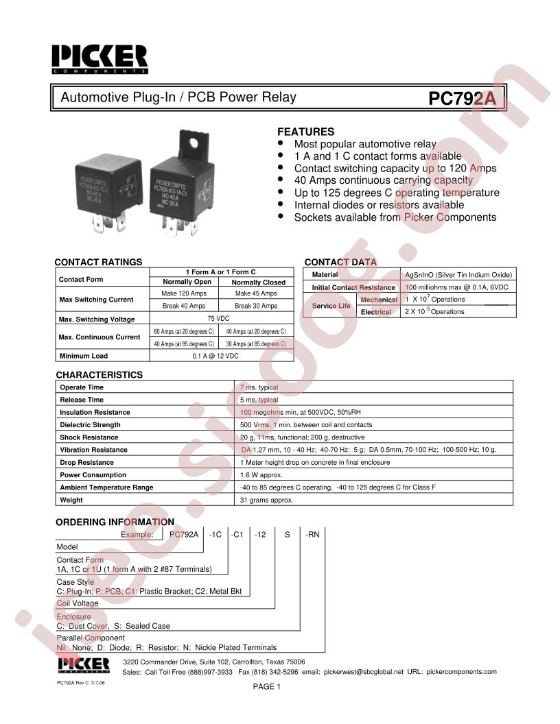 PC792A1AC1-12C