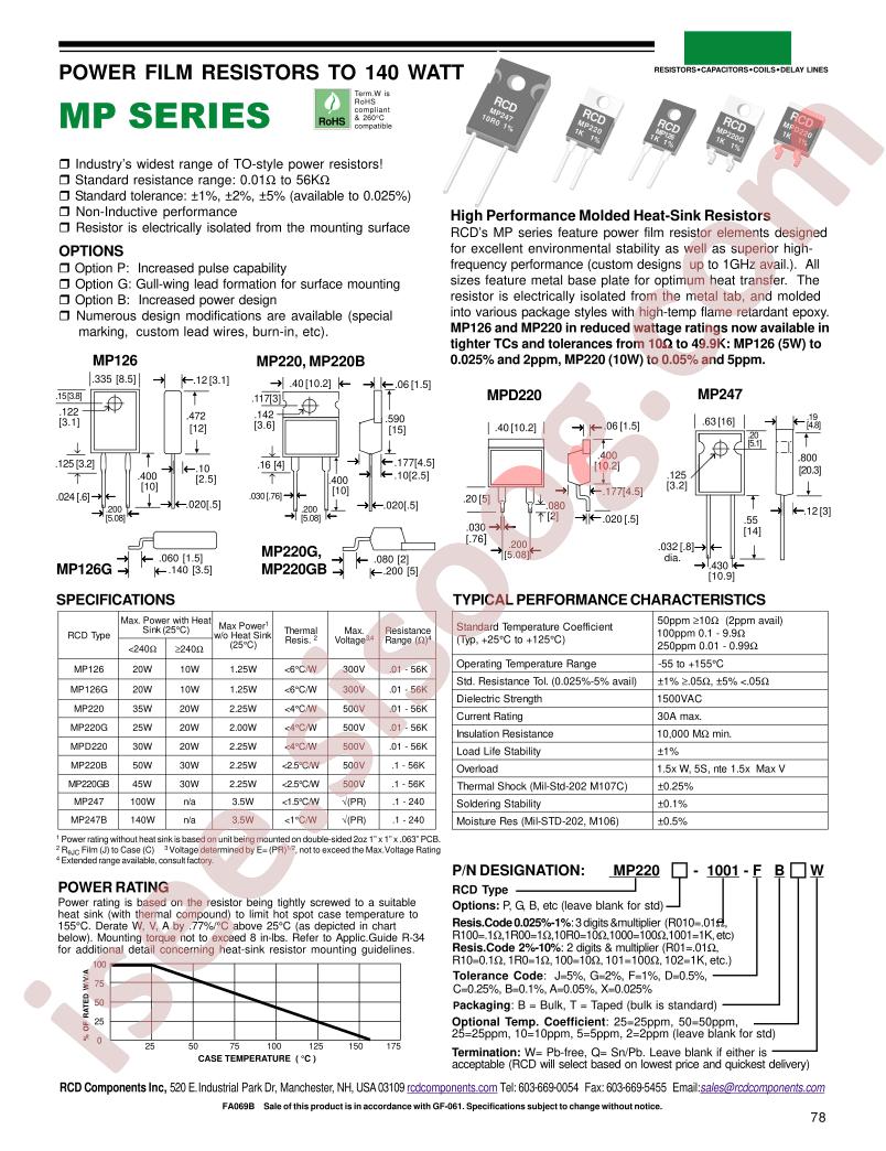 MP220-100-G