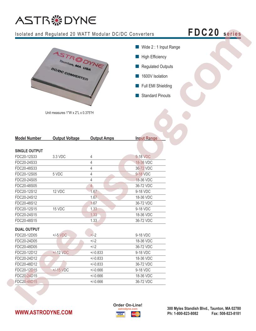 FDC20-12S33