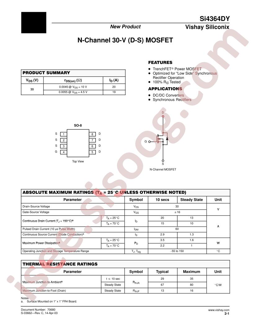 SI4364DY