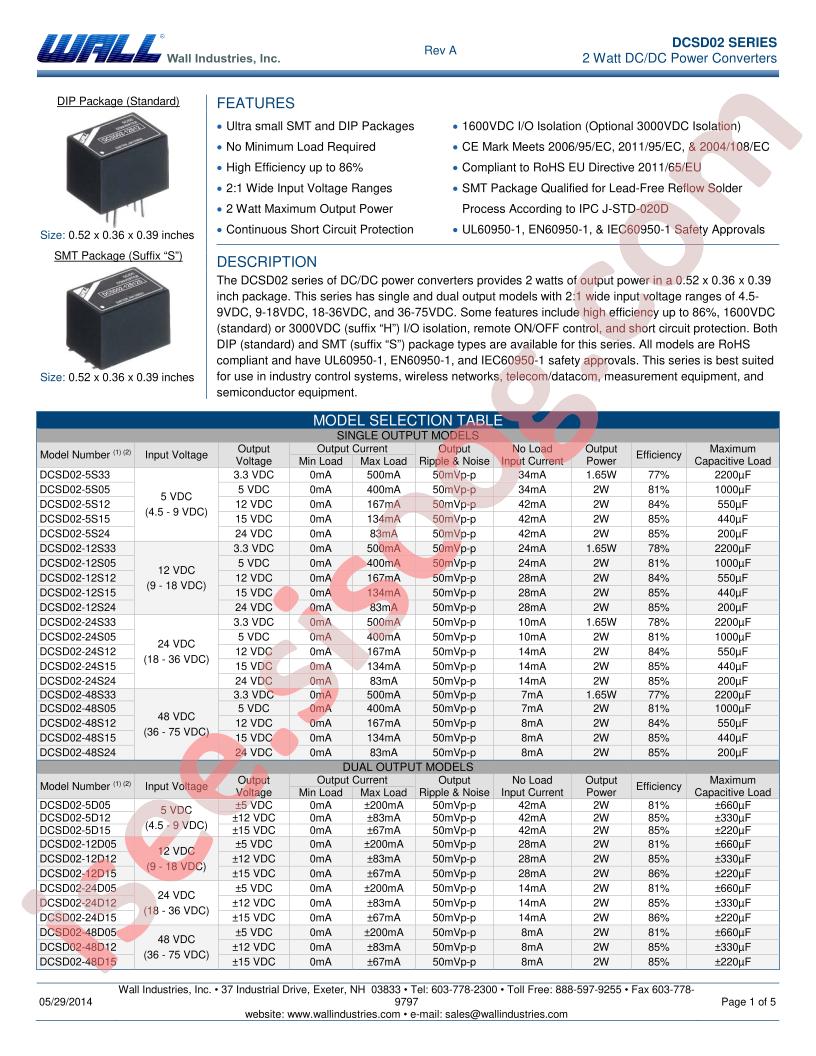 DCSD02-48D15SH