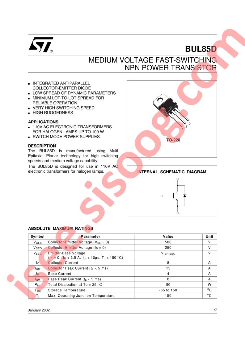 BUL85D