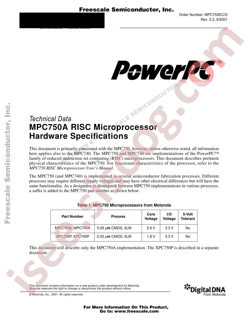 MPC750A