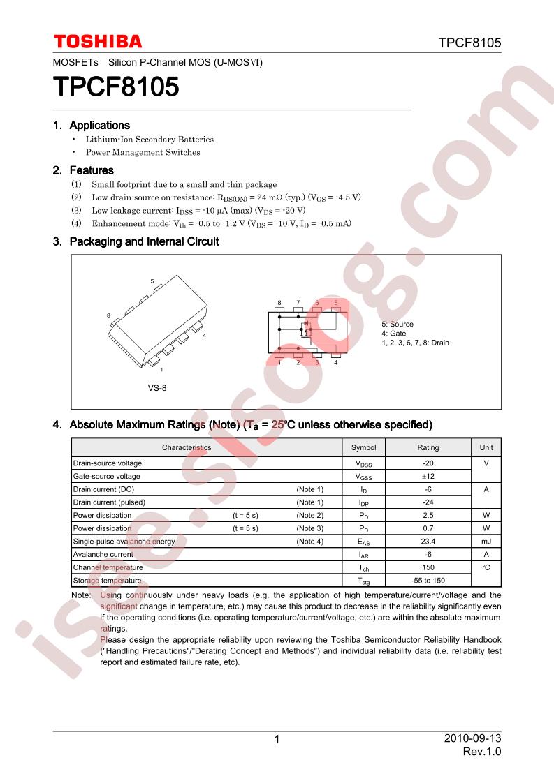 TPCF8105