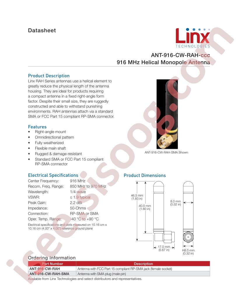 ANT-916-CW-RAH-SMA