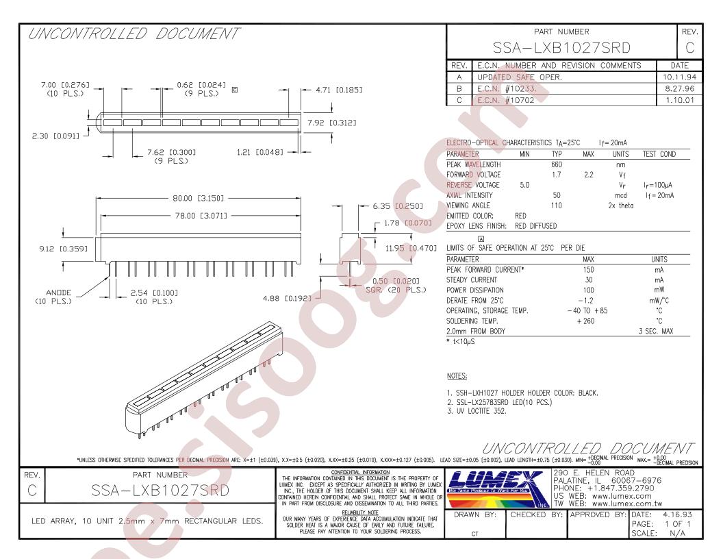 SSA-LXB1027SRD