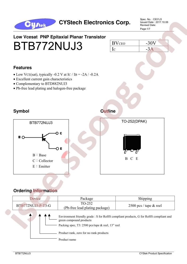 BTB772NUJ3-P-T3-G