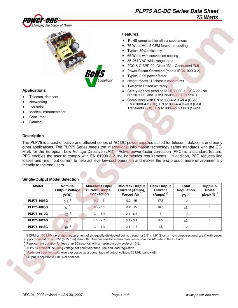 PLP75-3300G