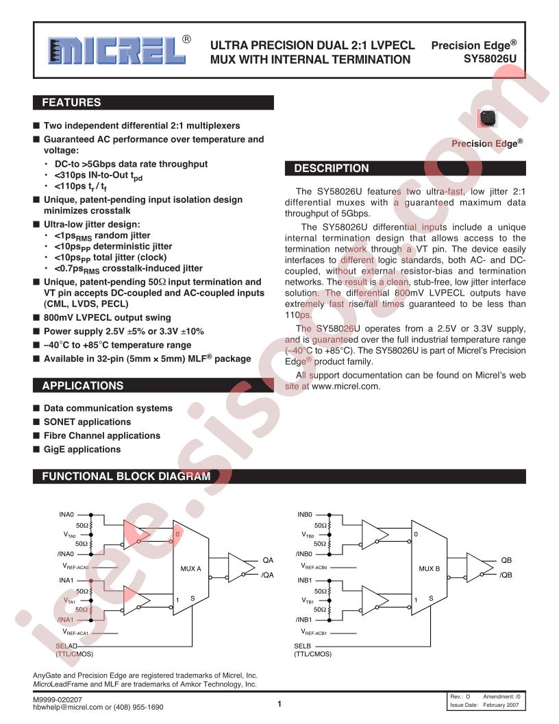 SY58026UMG