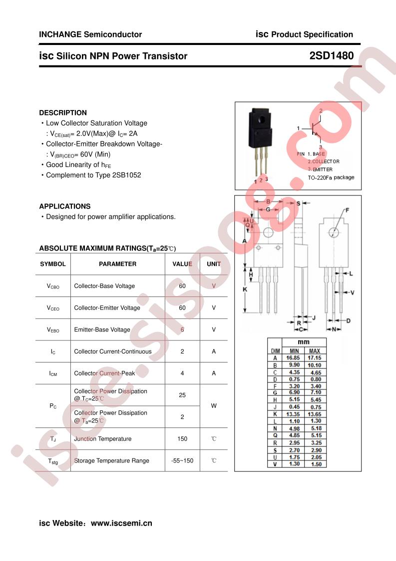 2SD1480