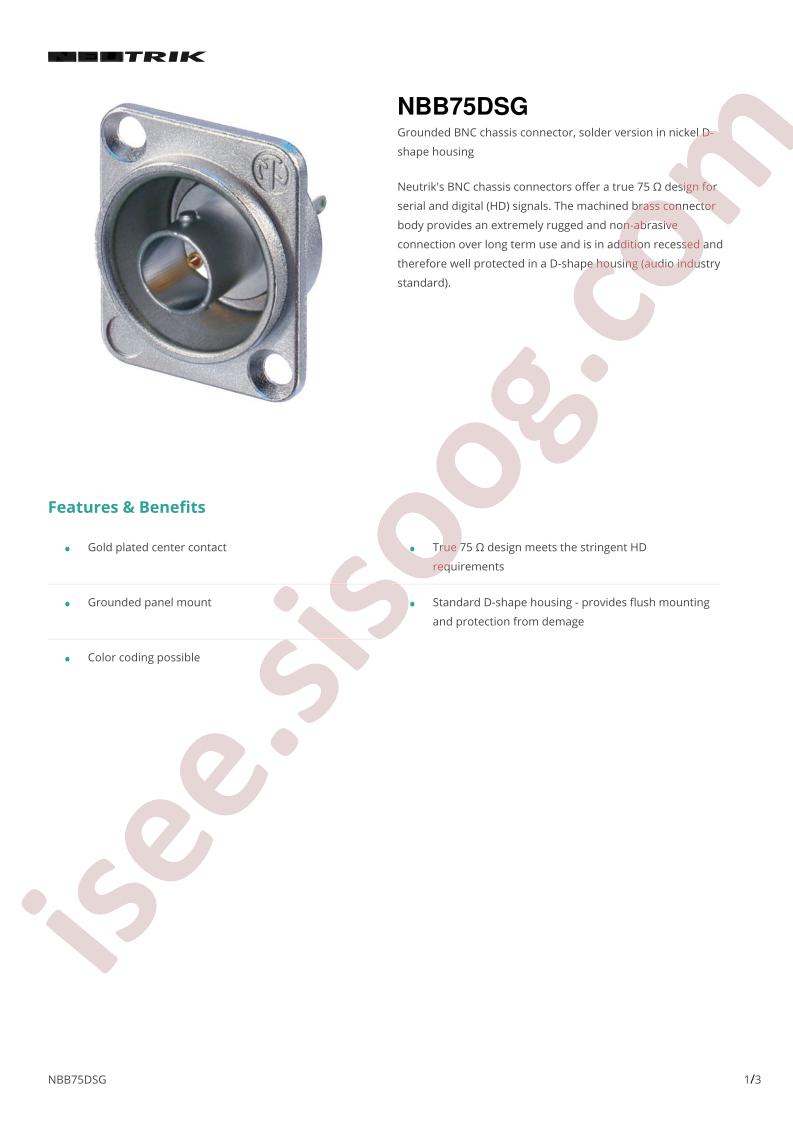 NBB75DSG