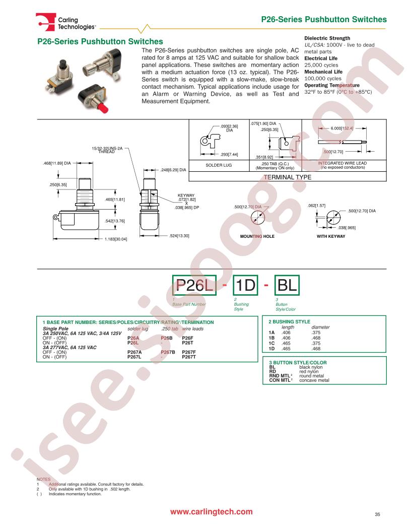 P26T-1D-BL