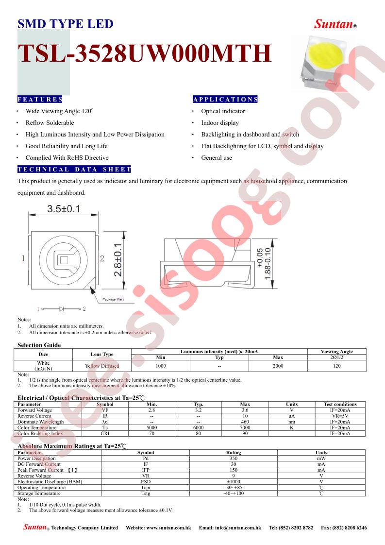 TSL-3528UW000MTH