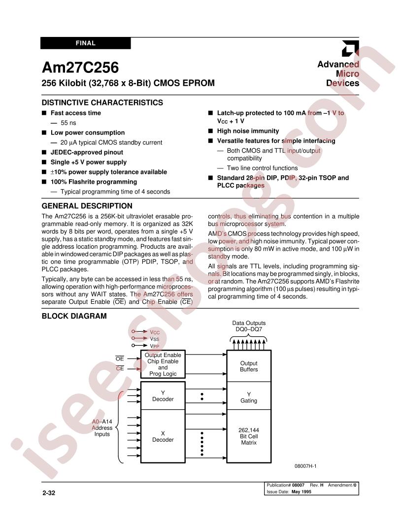 AM27C256-120JC