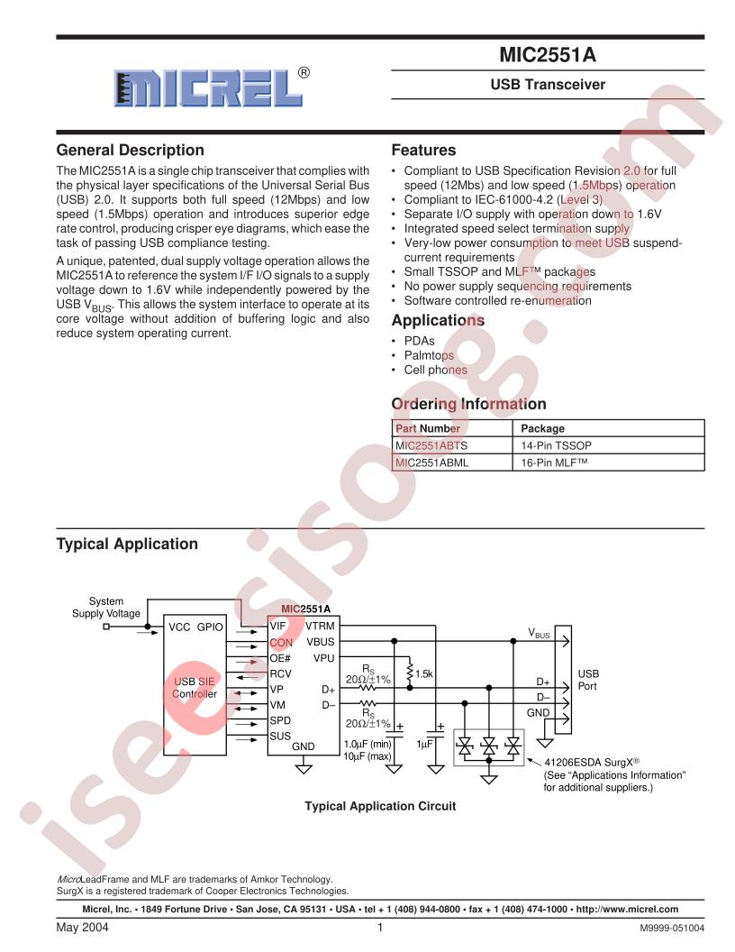 MIC2551ABML