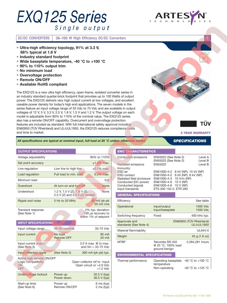 EXQ125-48S05J