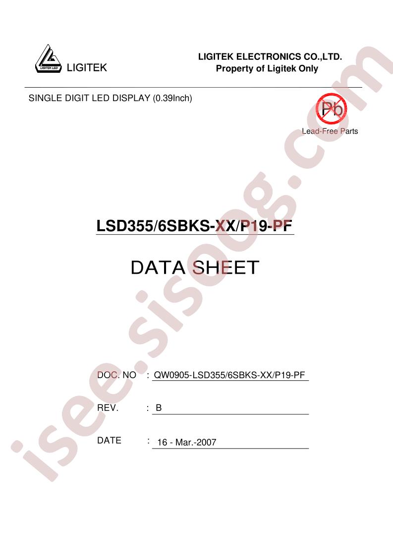 LSD355-6SBKS-XX-P19-PF