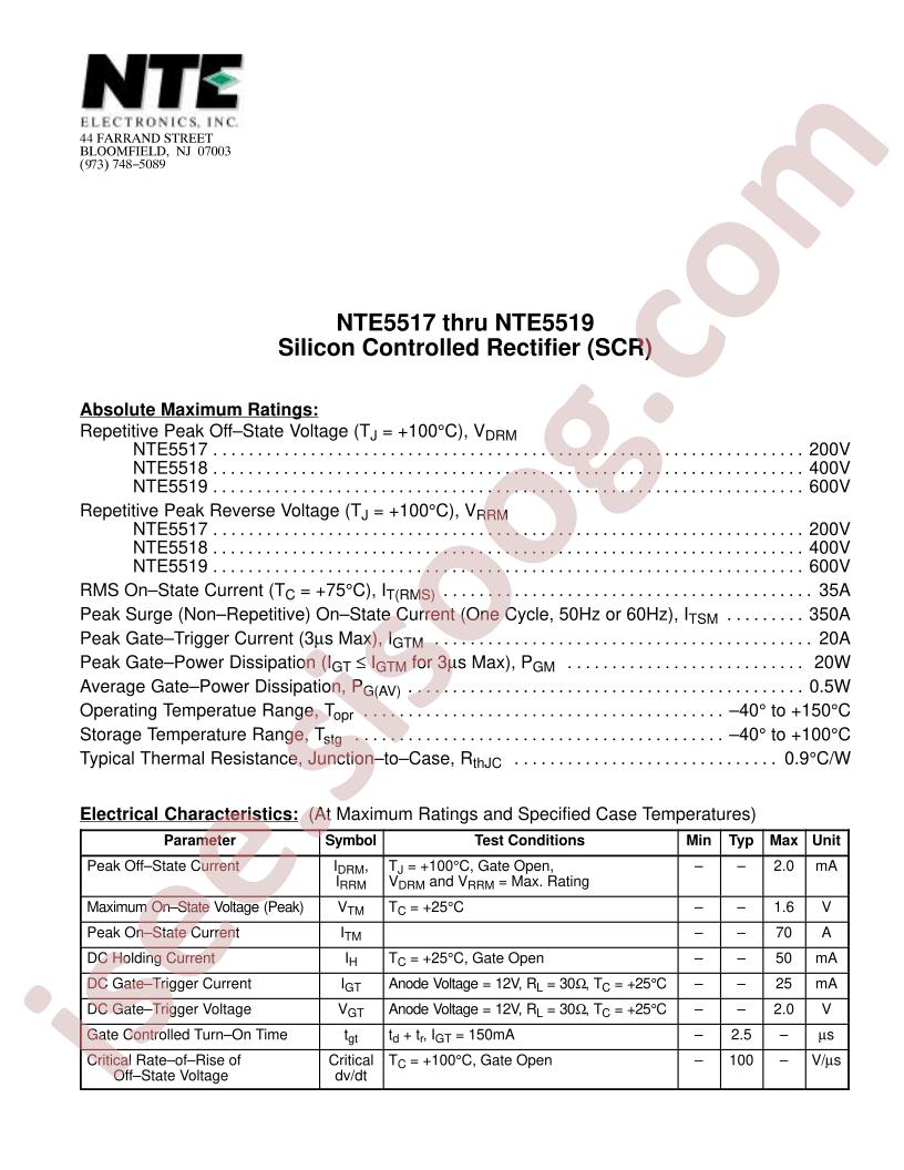 NTE5519