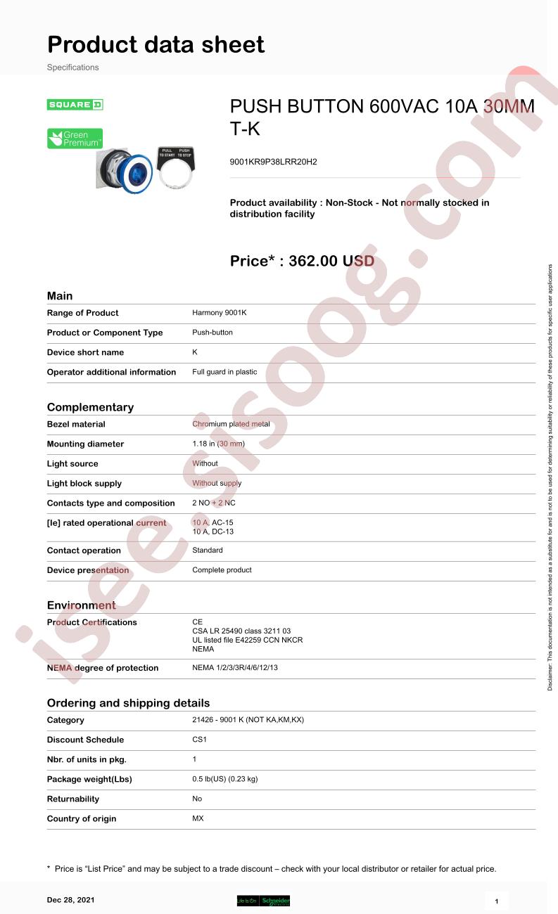 9001KR9P38LRR20H2