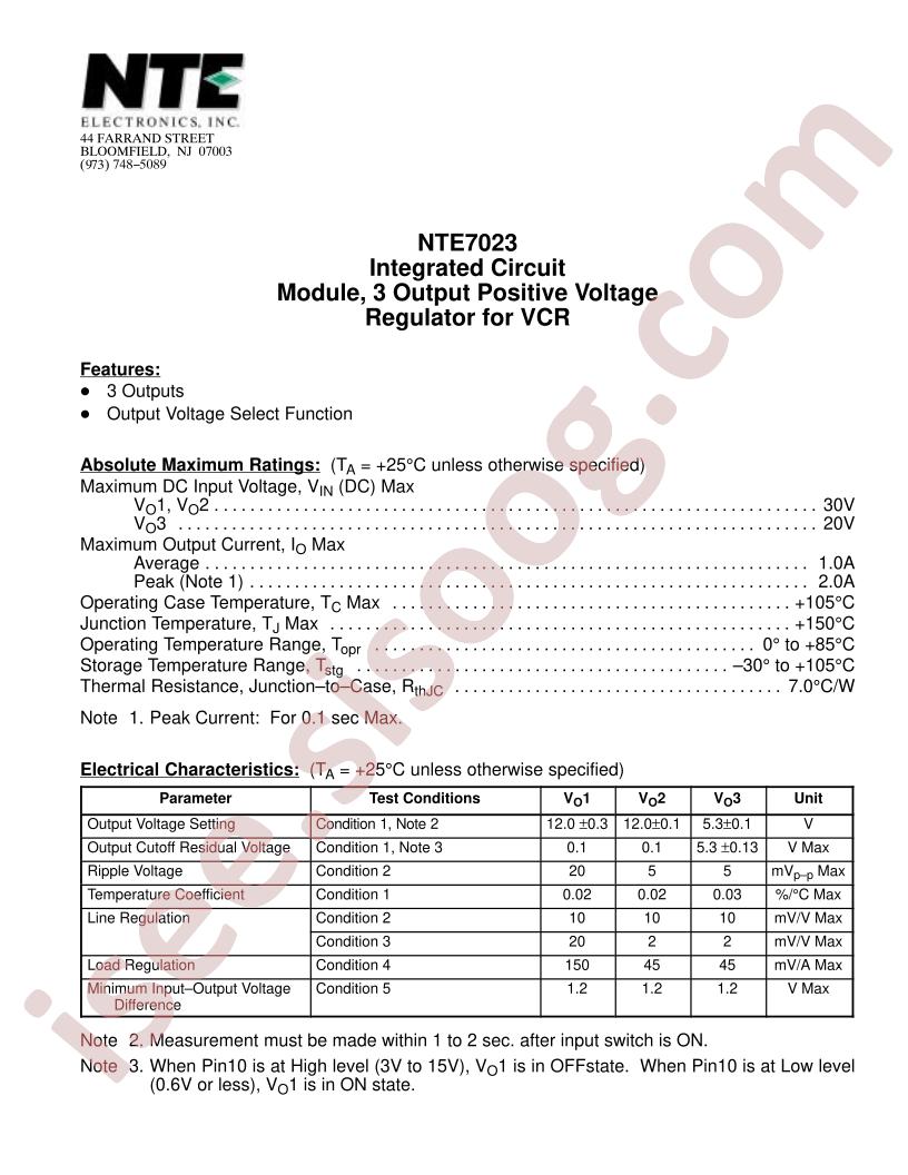 NTE7023