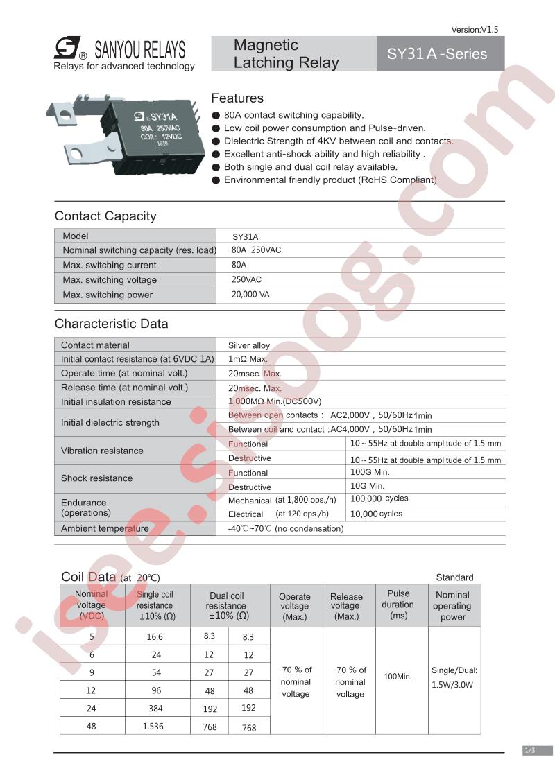 SY31A-80-109DB2R