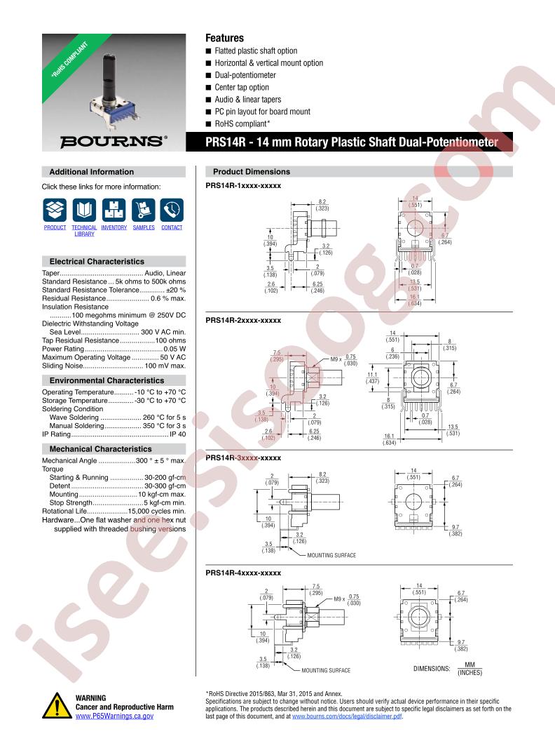 PRS14R-30025-103B1