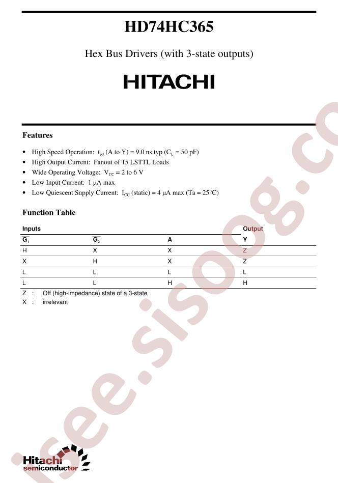 HD74HC365