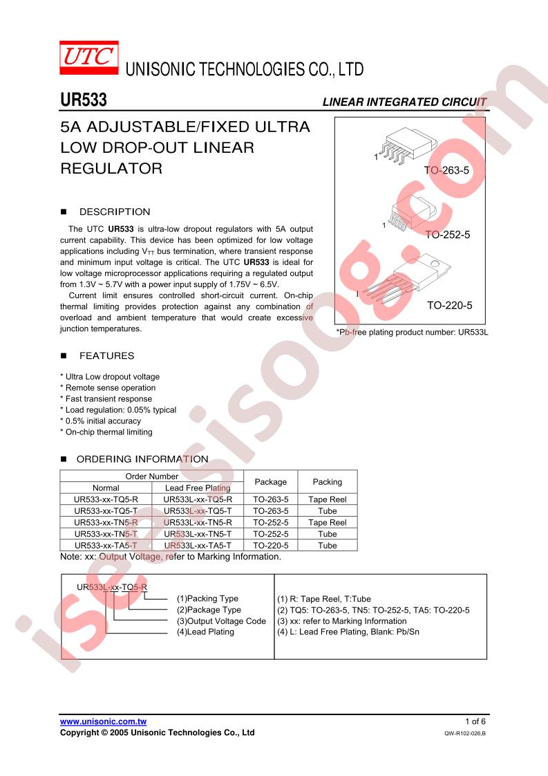 UR533L-25-TQ5-R