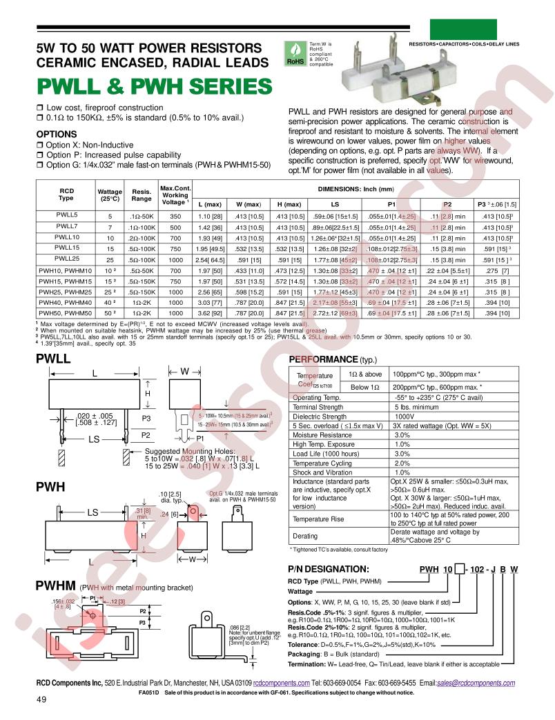 PWH1030-10R0