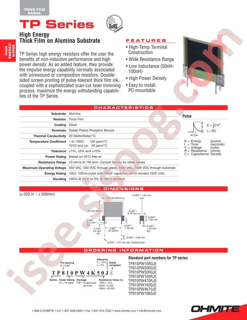 TP810PW100RJE