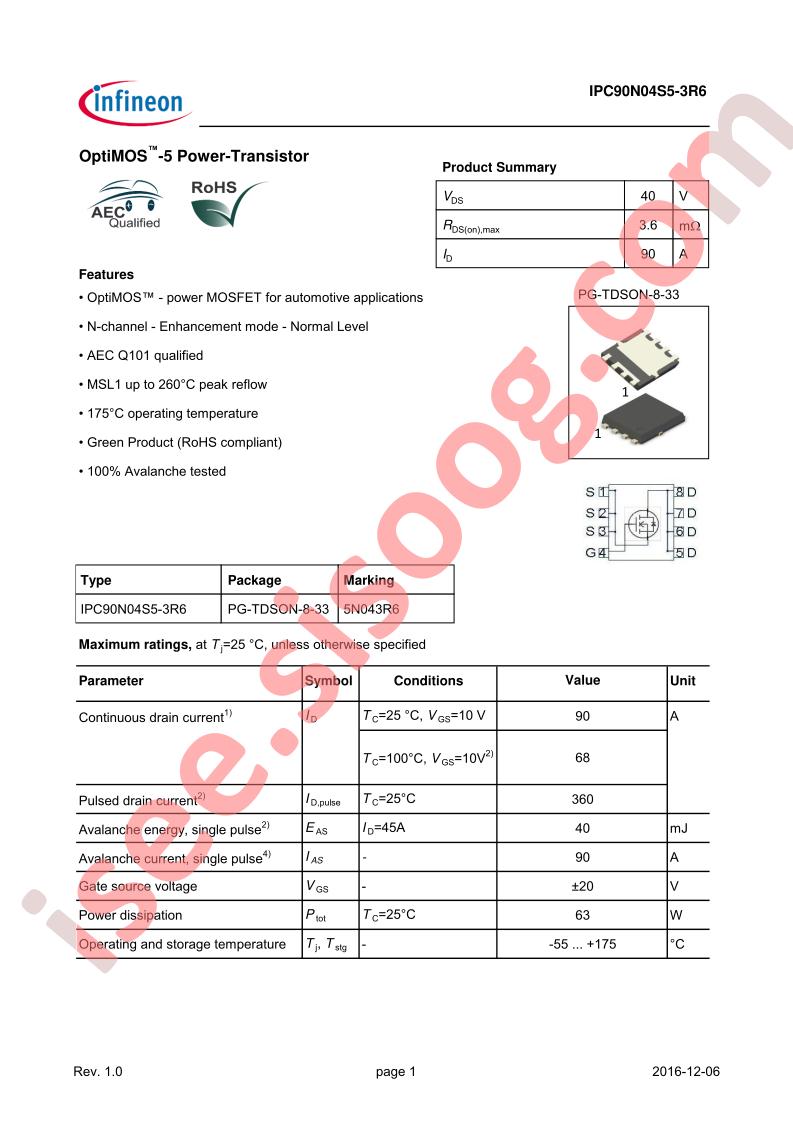 IPC90N04S5-3R6