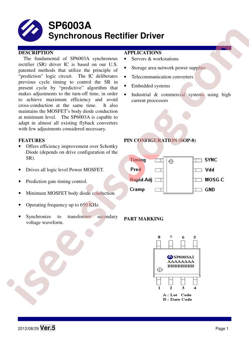 SP6003AS8RG