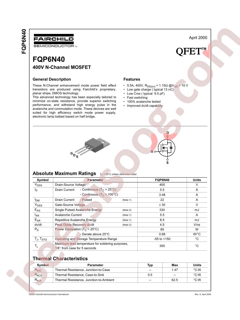 FQP6N40