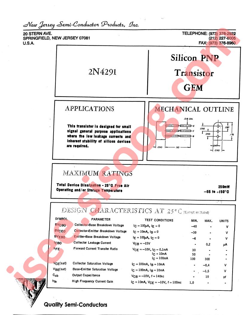 2N4291