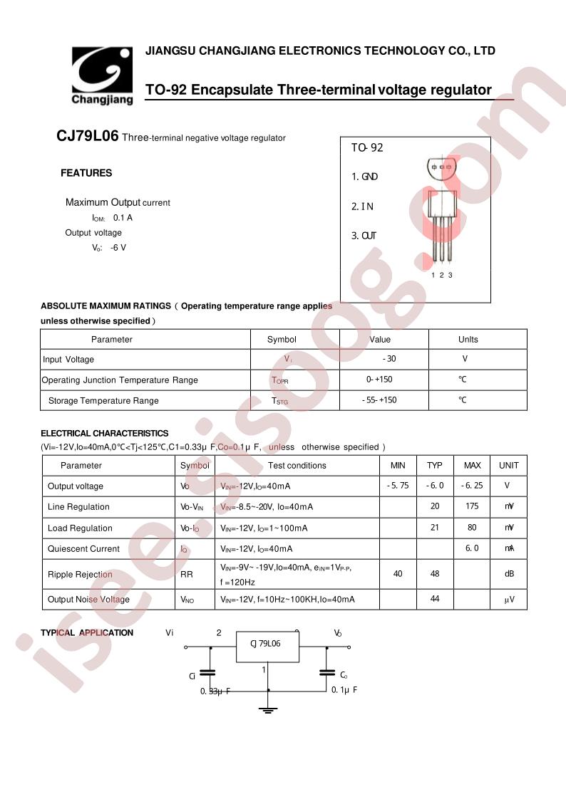 CJ79L06-TO-92
