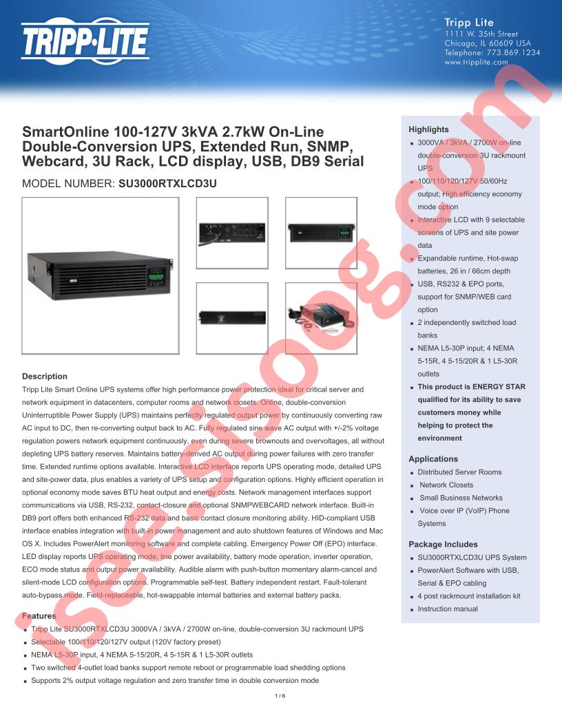 SU3000RTXLCD3U