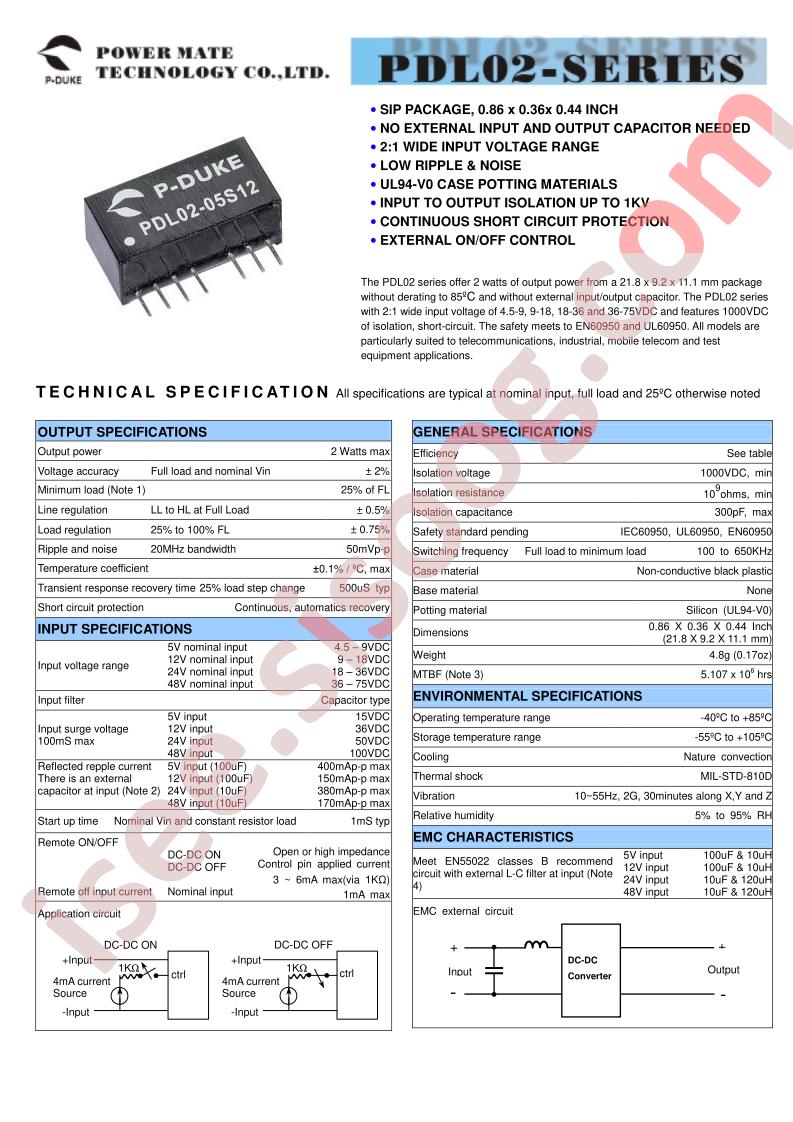 PDL02-05S12