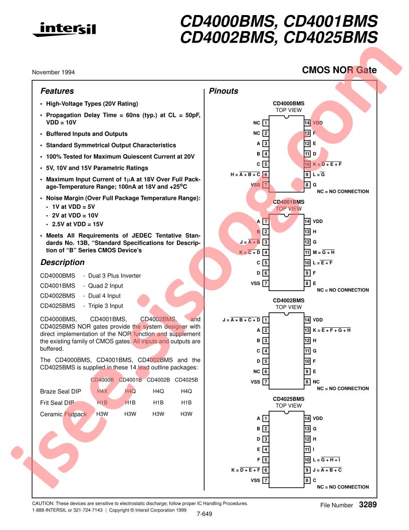 CD4000BMS