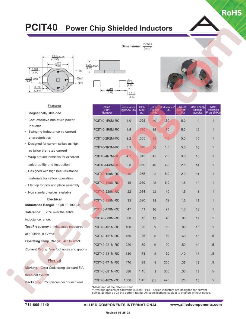 PCIT40-100M-RC