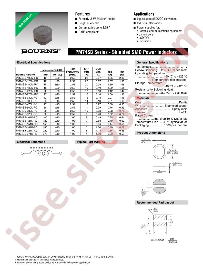 PM74SB-181K-RC