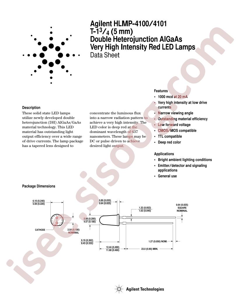 HLMP-4100-VT000