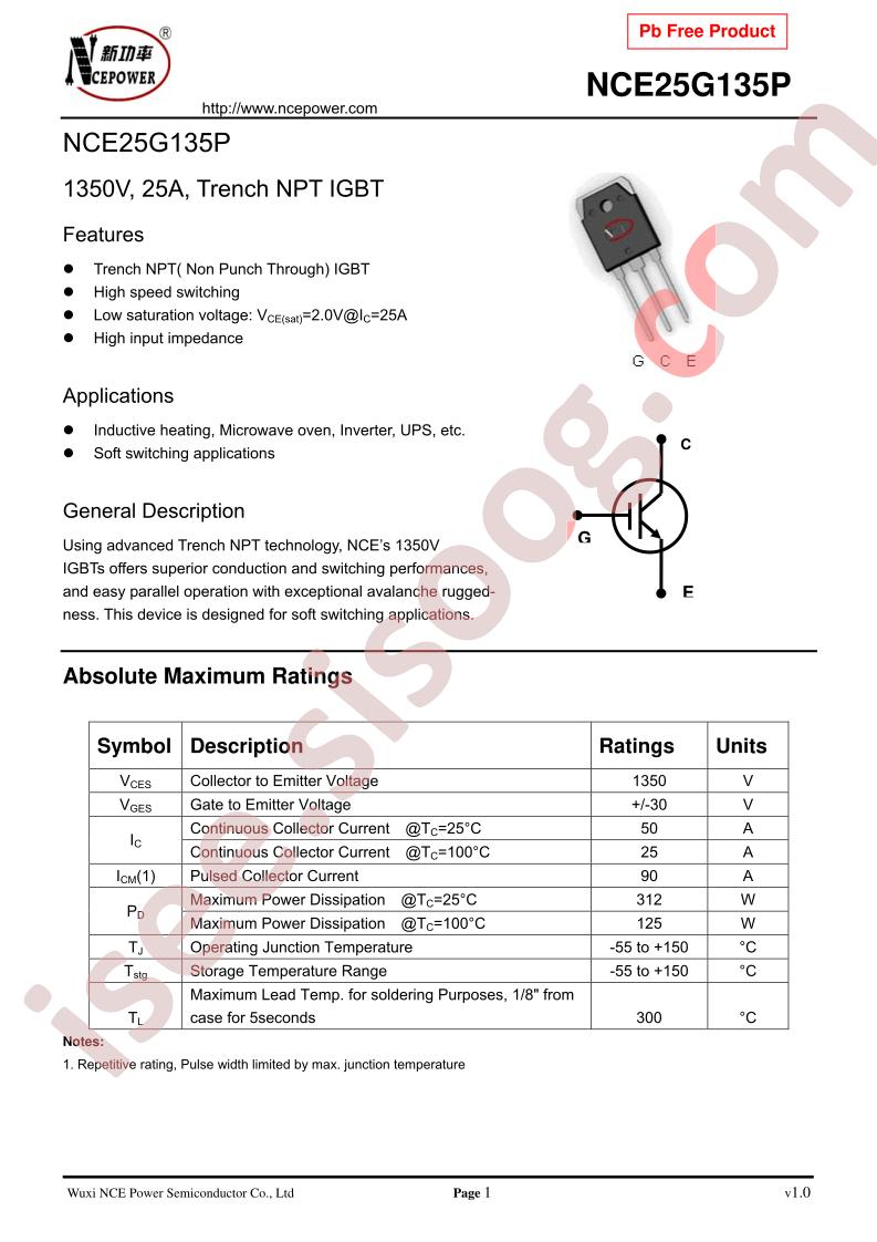 NCE25G135P