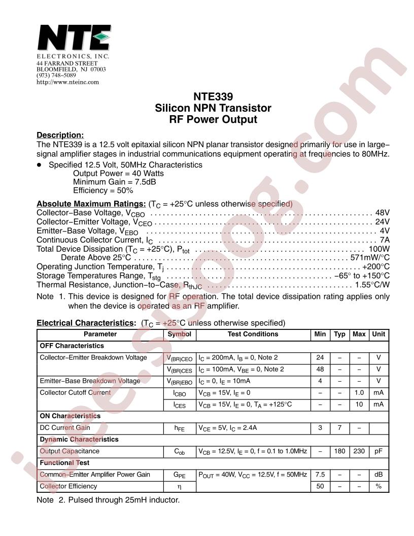 NTE339