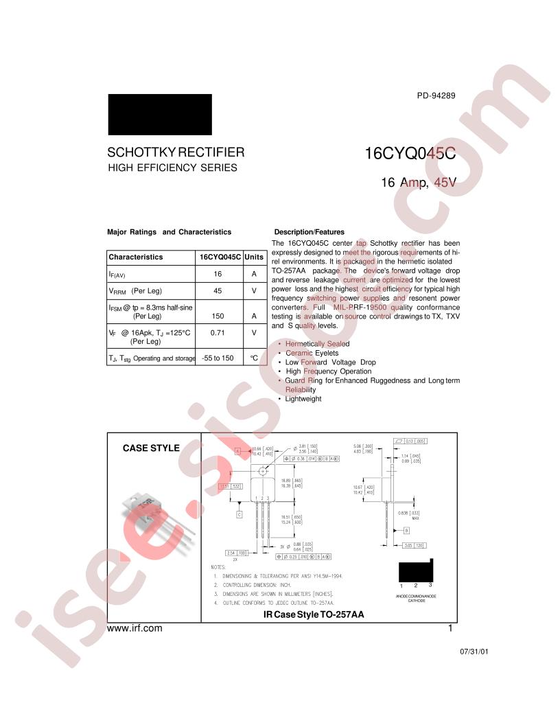 16CYQ045C