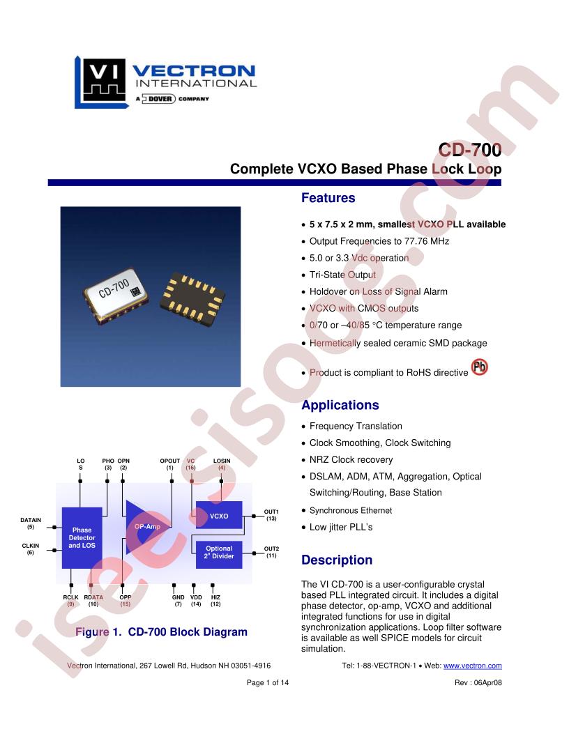 CD-700-LAC-NFC-77.760