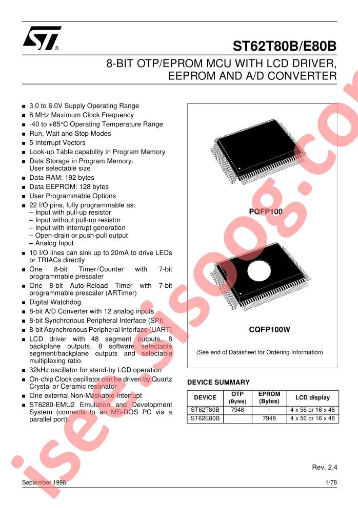 ST62E80B