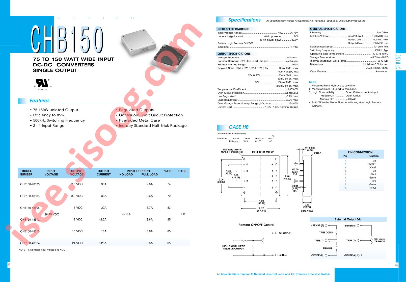 CHB150-48S33