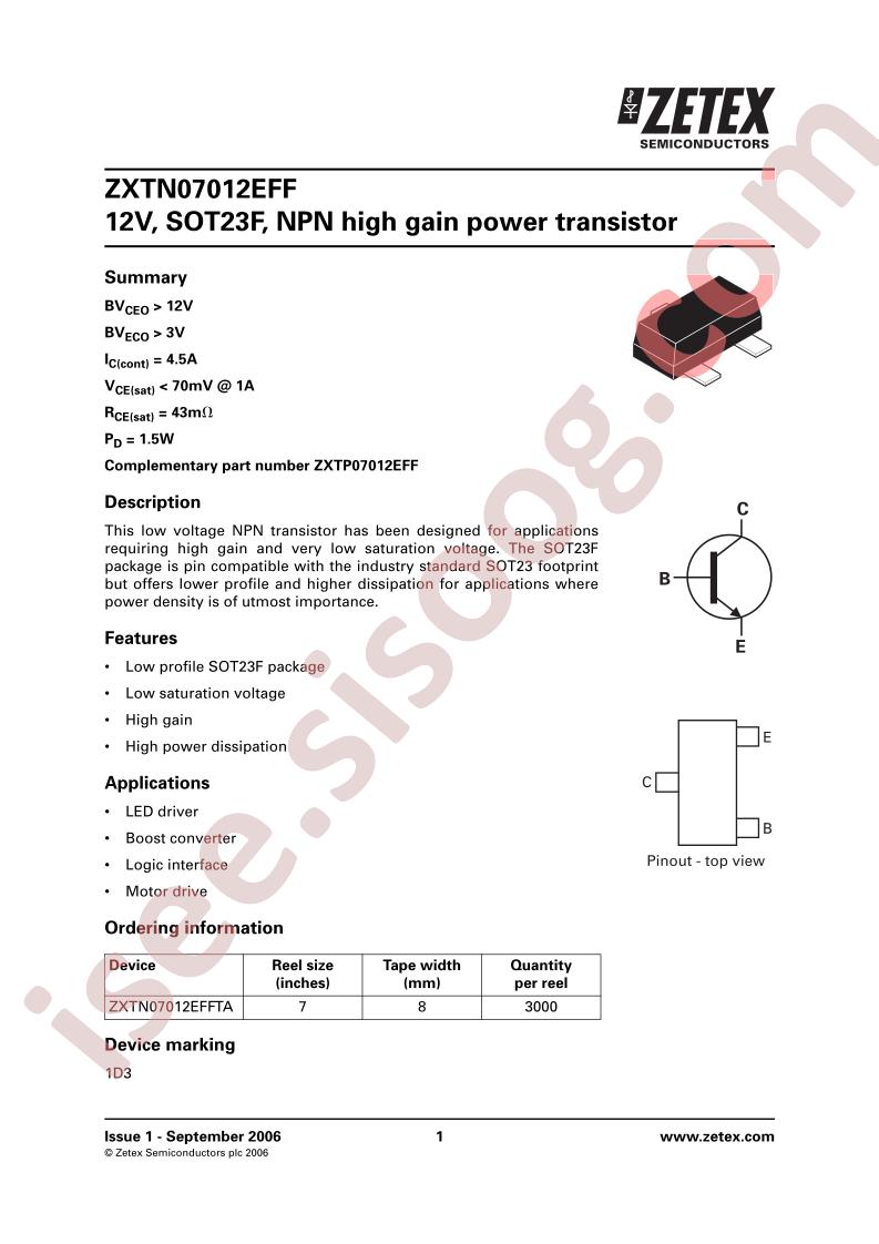 ZXTN07012EFF