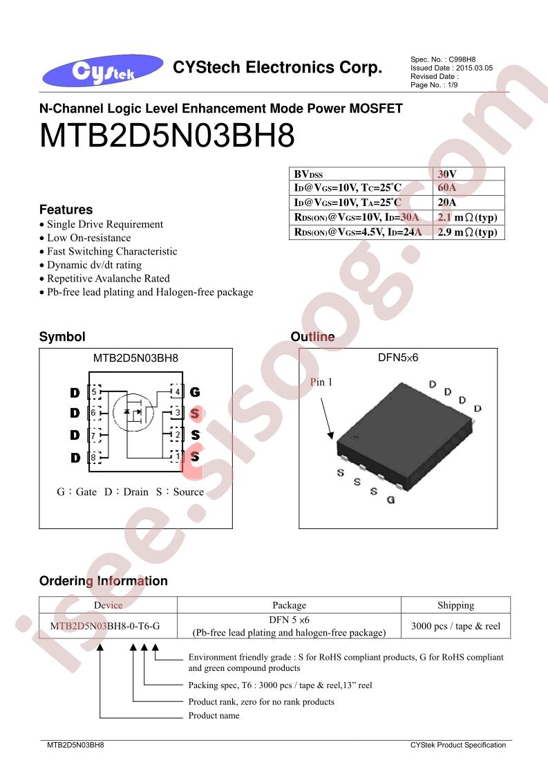 MTB2D5N03BH8